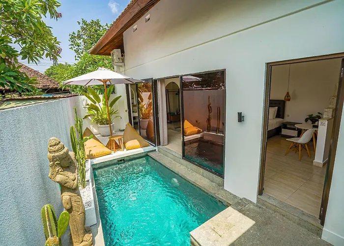 Villa Cozy 1-bedroom Orchid With Private Pool In -bali Canggu